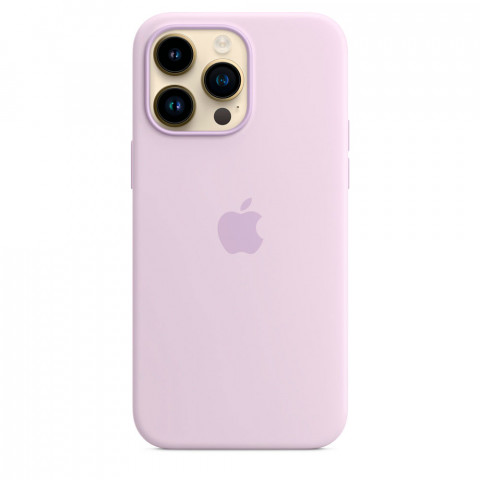 Чохол LUX Silicone Case на iPhone 14 Pro Max Lilac with MagSafe